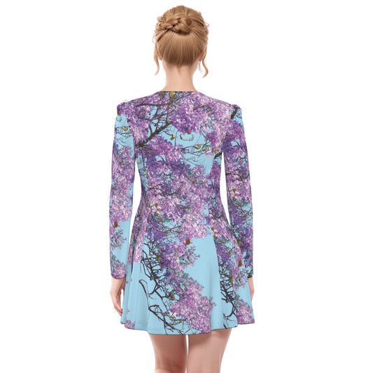 “Jacaranda Season” Women's Irish Dress