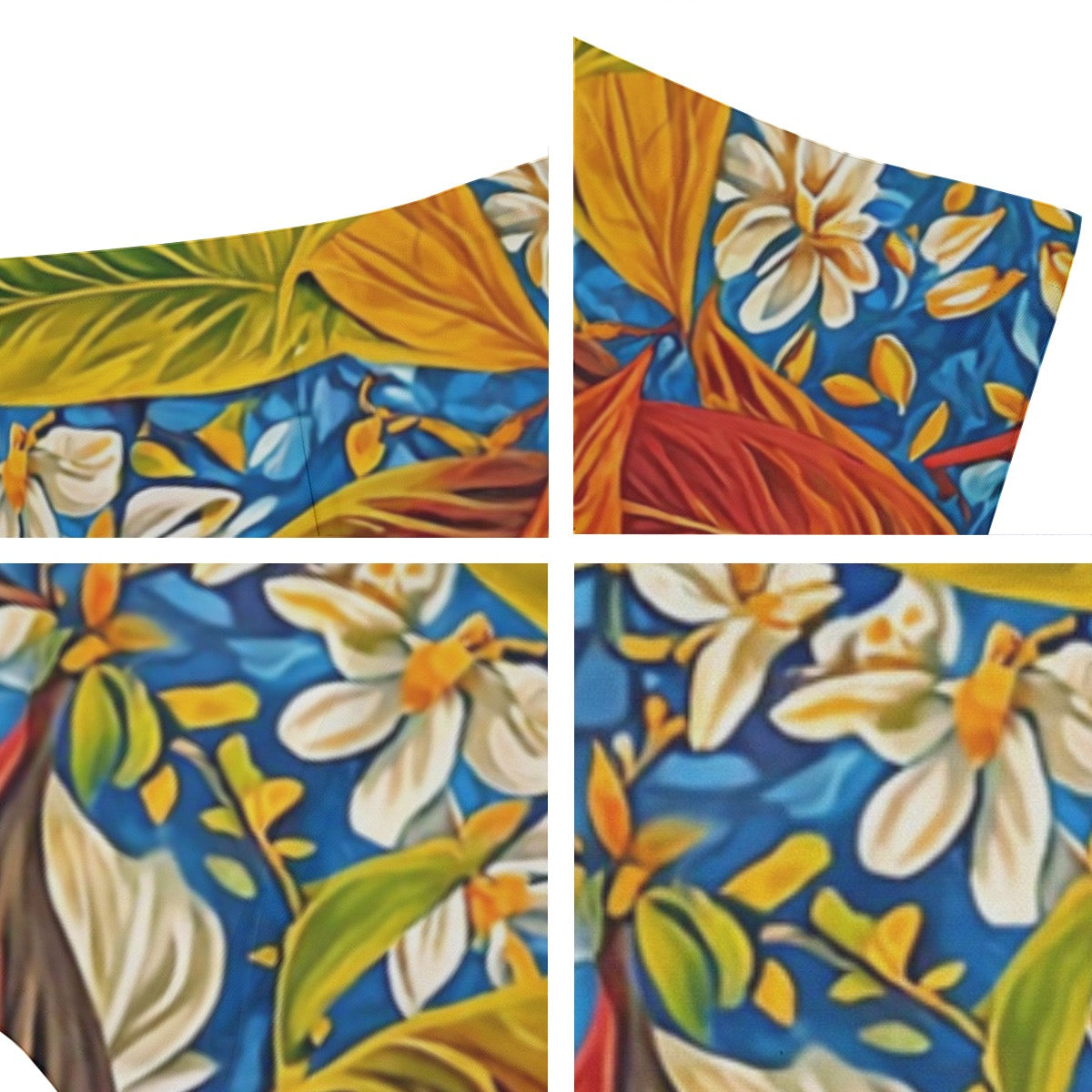 “Botanical Rhapsody” Men's Short Boxer Briefs