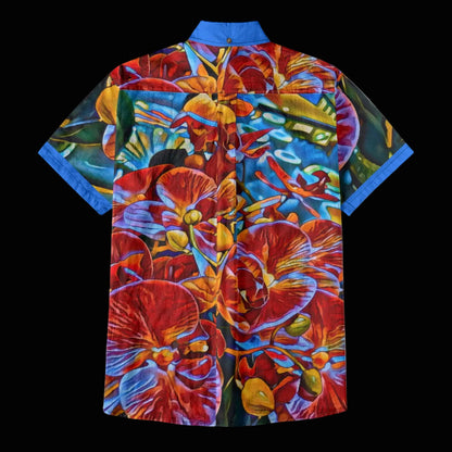 “Orchidae” Men's Breathable Cotton Shirt|125GSM