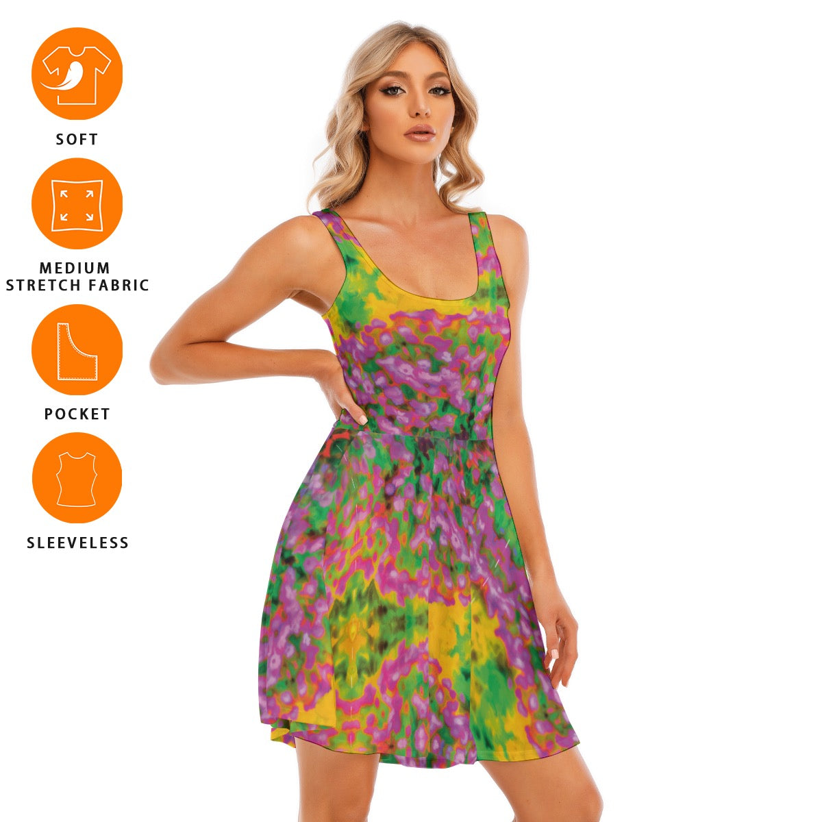 “Festival” Women's Tank Vest Dress