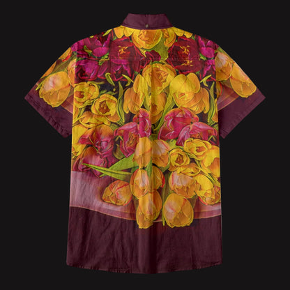 “Radiant Harmony” Breathable Cotton Shirt|125GSM