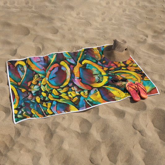 “Spectrum” Rectangular Beach Towel