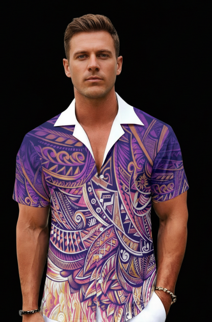 “Nesian” Men's Hawaiian Shirt.