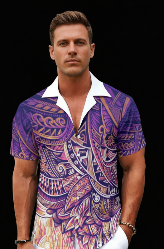 “Nesian” Men's Hawaiian Shirt.