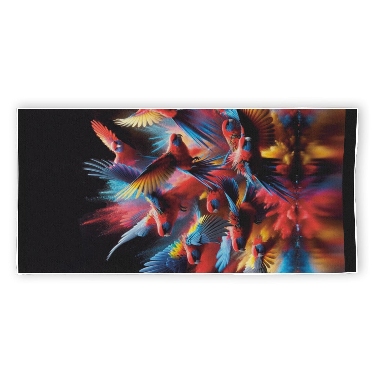 “Rosella Rush” Rectangular Beach Towel
