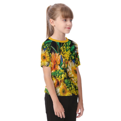 “Bouquet” Kid's Raglan Sleeve T-shirt