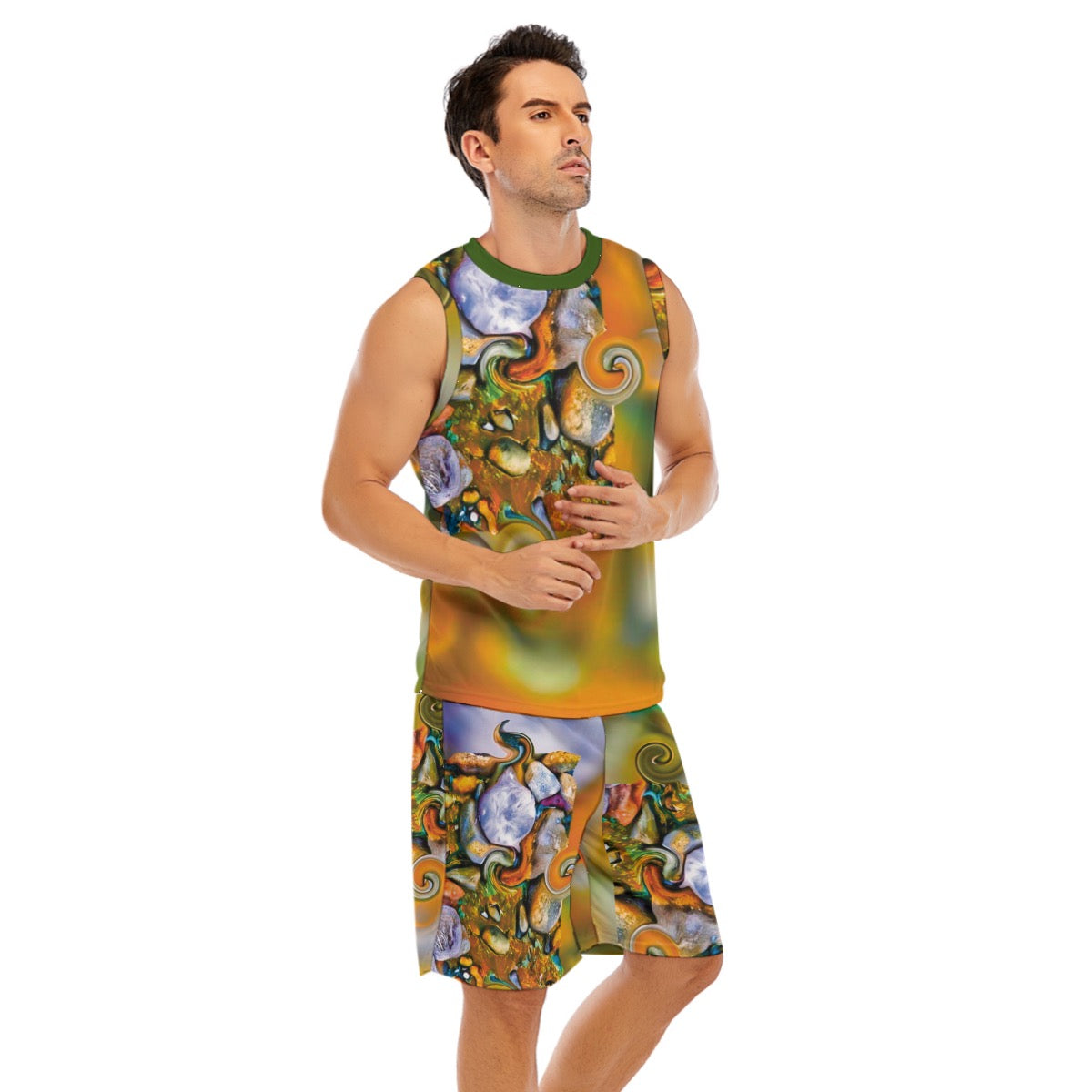 “River Stones”  Men's Basketball Suit