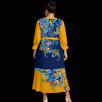 “Garden Glory” Women’s Maxi Dress|Plus Size