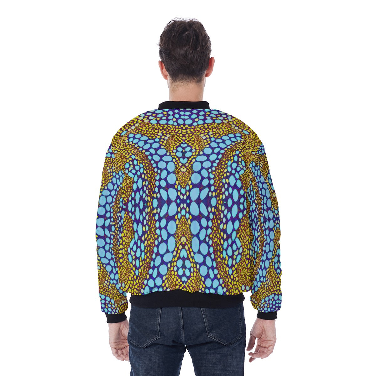 “Sunstone” Men's Bomber Jacket With Sleeve Pocket