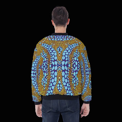 “Sunstone” Men's Bomber Jacket With Sleeve Pocket