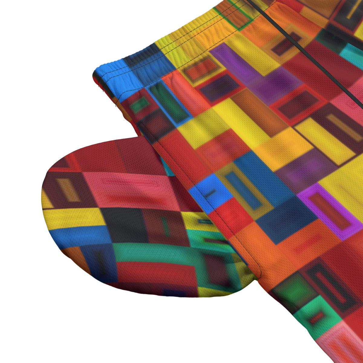 “Blocked” Men's Pocket Customizable Shorts