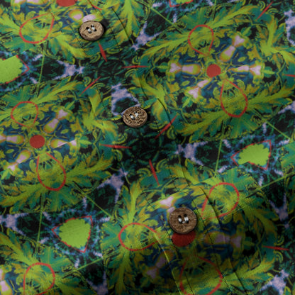 “Echo Green” Men's Breathable Cotton Shirt|125GSM