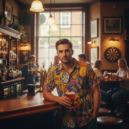 “SASS-E” Men's Business Collared Shirt|115GSM Cotton poplin