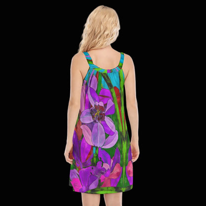 “Fantasia” Women's Sleeveless Cami Dress