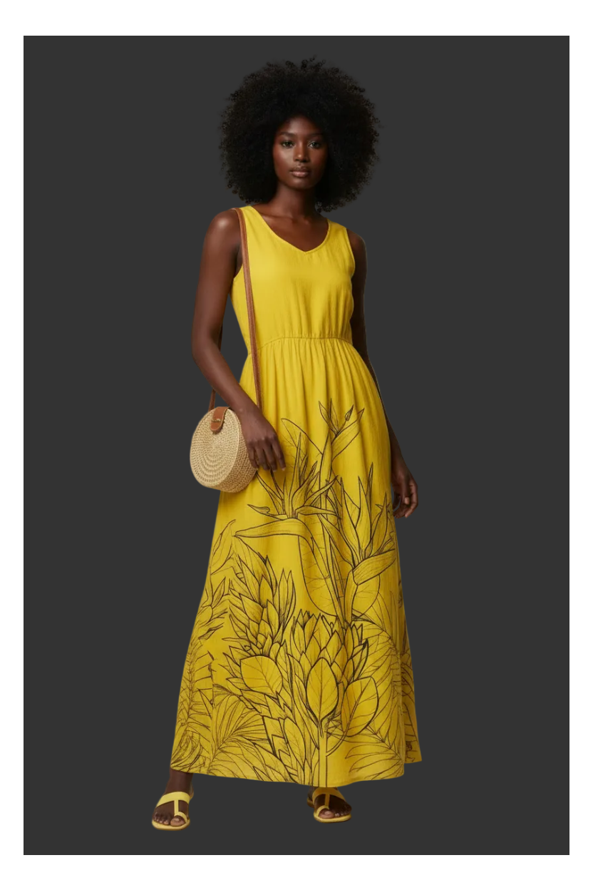 “Oscar” Women’s Sleeveless Maxi Dress