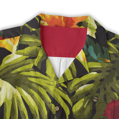 “Hibiscus” Men's Casual Hawaiian Short Sleeve Shirt