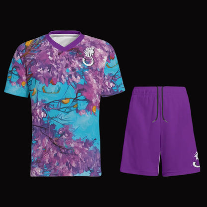 “Jacaranda Season” Children's Sports T-Shirt Set