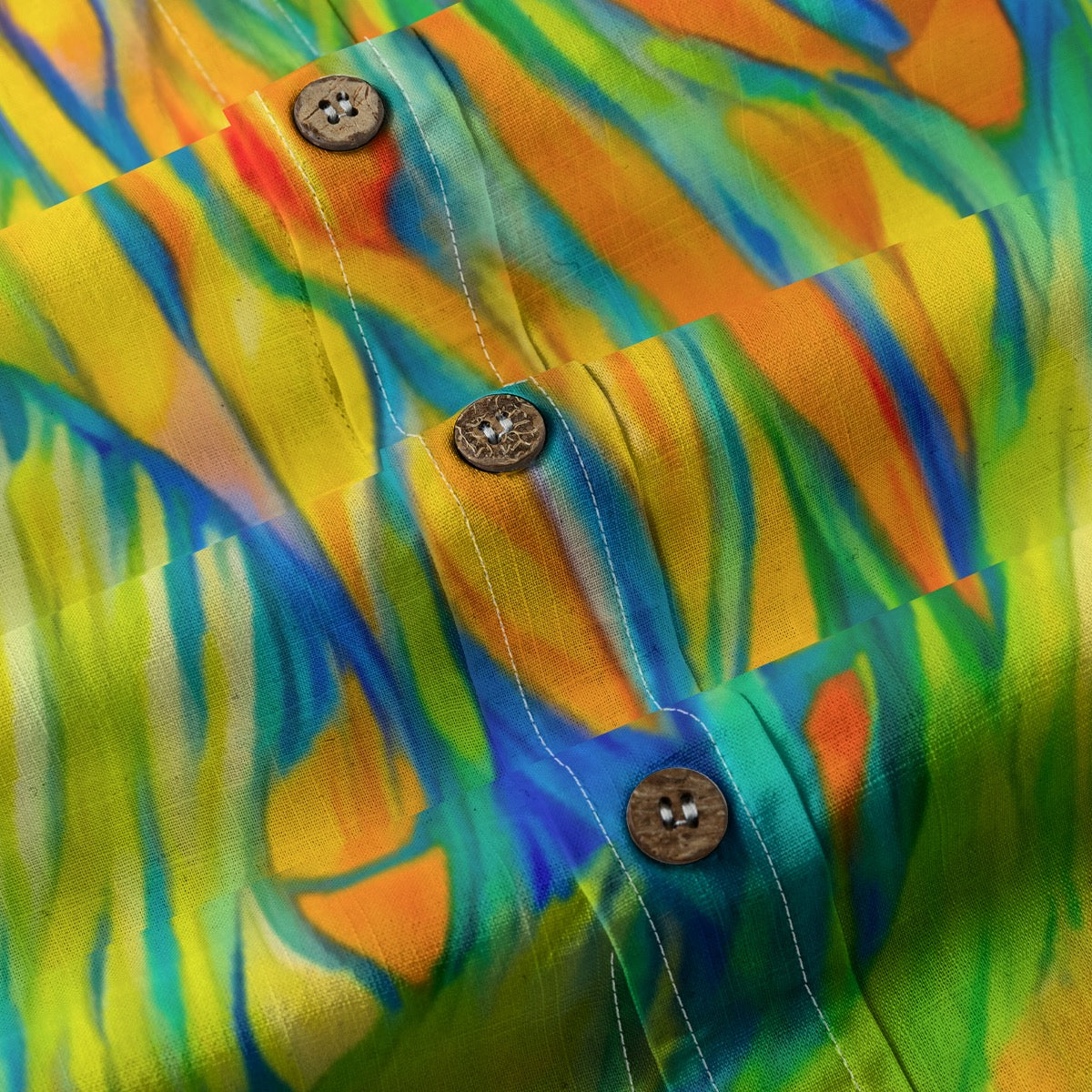 “Iridescence”  Men's Breathable Cotton Shirt|125GSM