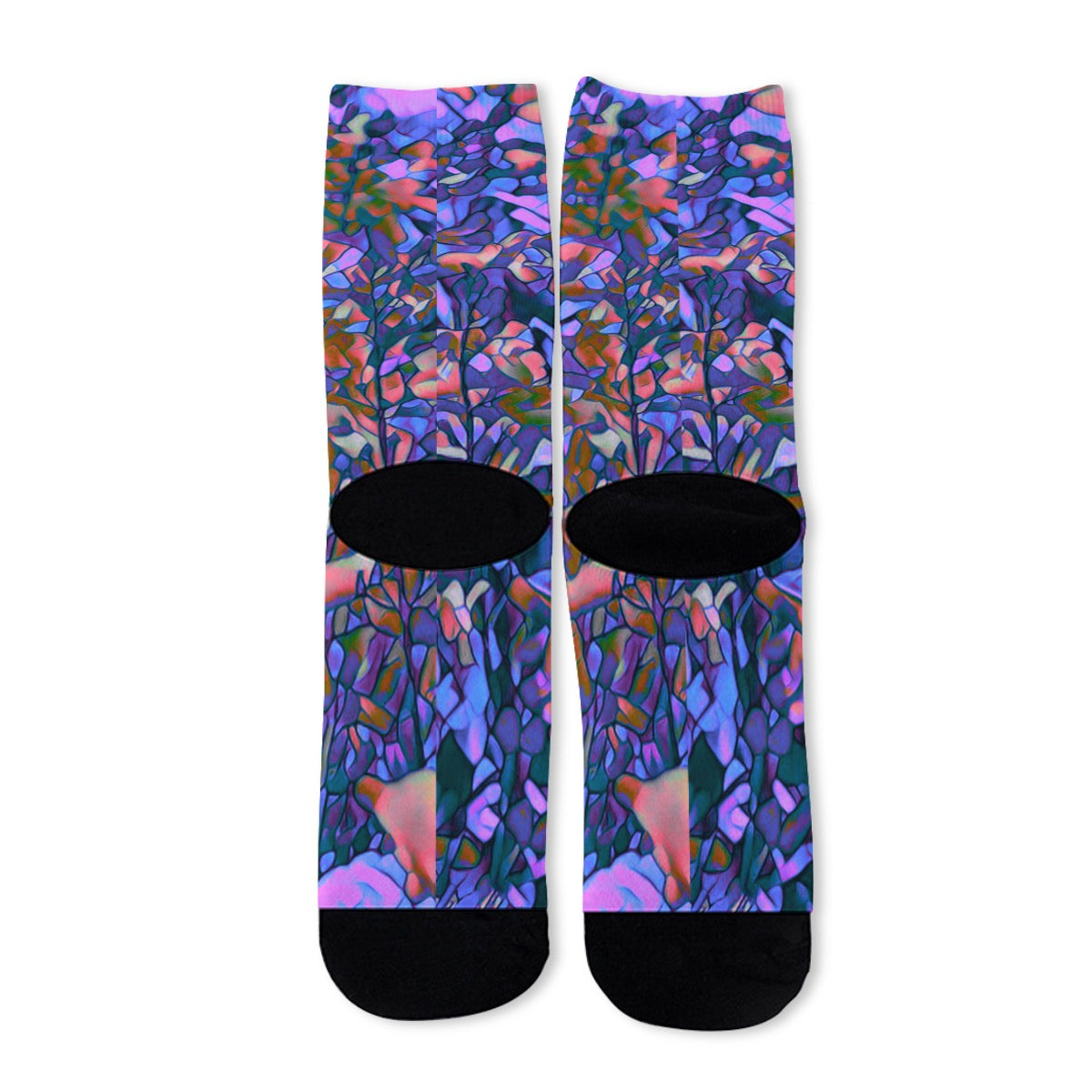“Purple Canopy” Unisex Long Socks