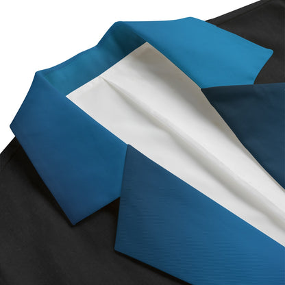 “Monarch” Men's Casual Flat Lapel Collar Blazer | 245GSM Cotton