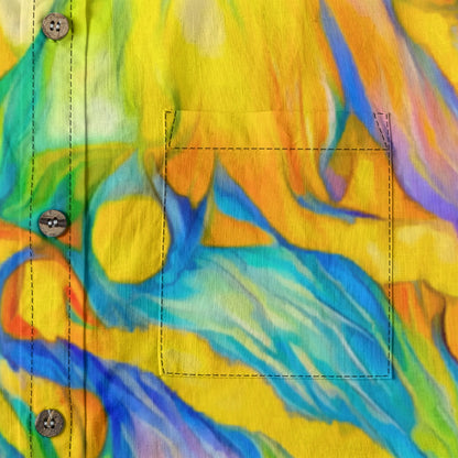 Men's Casual Lapel Long Sleeve Shirt|125GSM Cotton