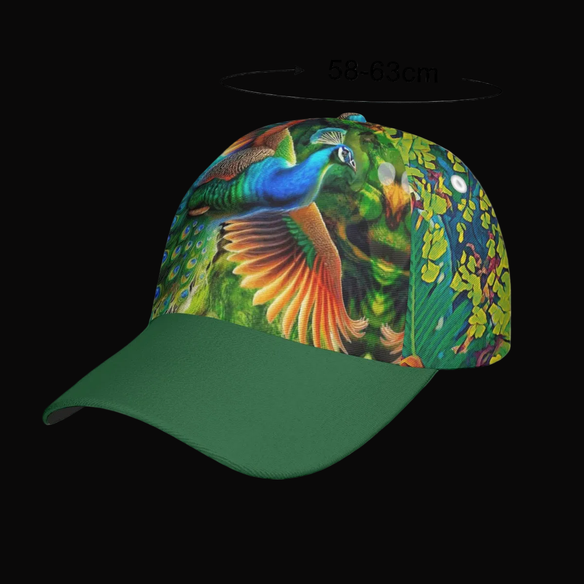 “Peacock Flight” Peaked Cap