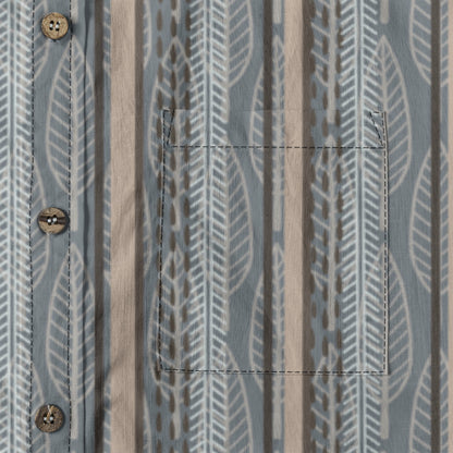 “Charlie” Men's Casual Lapel Long Sleeve Shirt|125GSM Cotton