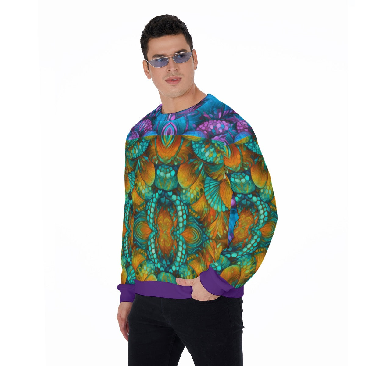 “Jewel Cascade” Men's Sweater