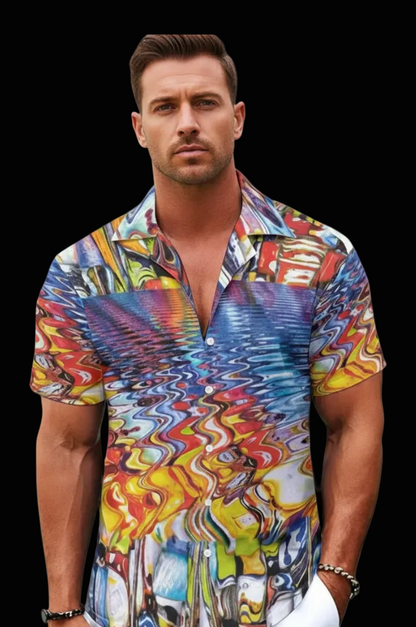 “River Rocks” Hawaiian Shirt