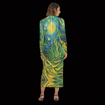 “Vincent Through the Seagrass” Women's Hip Dress