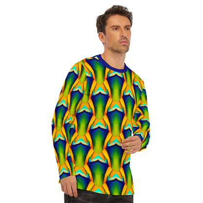 “Emerald Tide” Long Sleeve T-Shirt | 190GSM Cotton