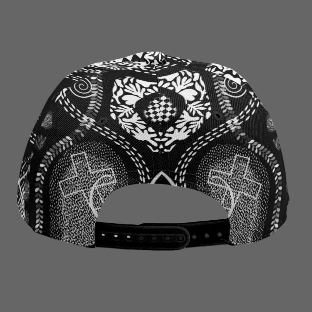 “Scribble” Baseball Cap With Flat Brim