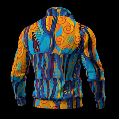“Oceanic” Men's Thick Knit Fleece Jacket