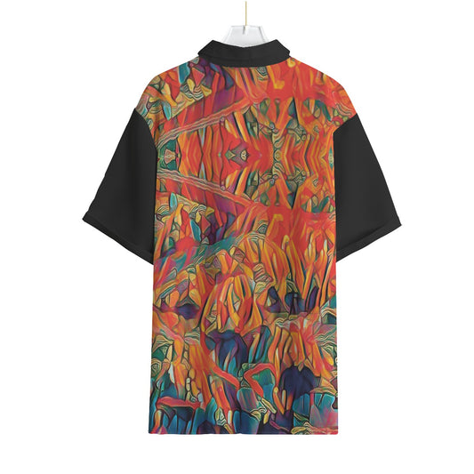 All-Over Print Unisex Shirt With Folding Sleeve