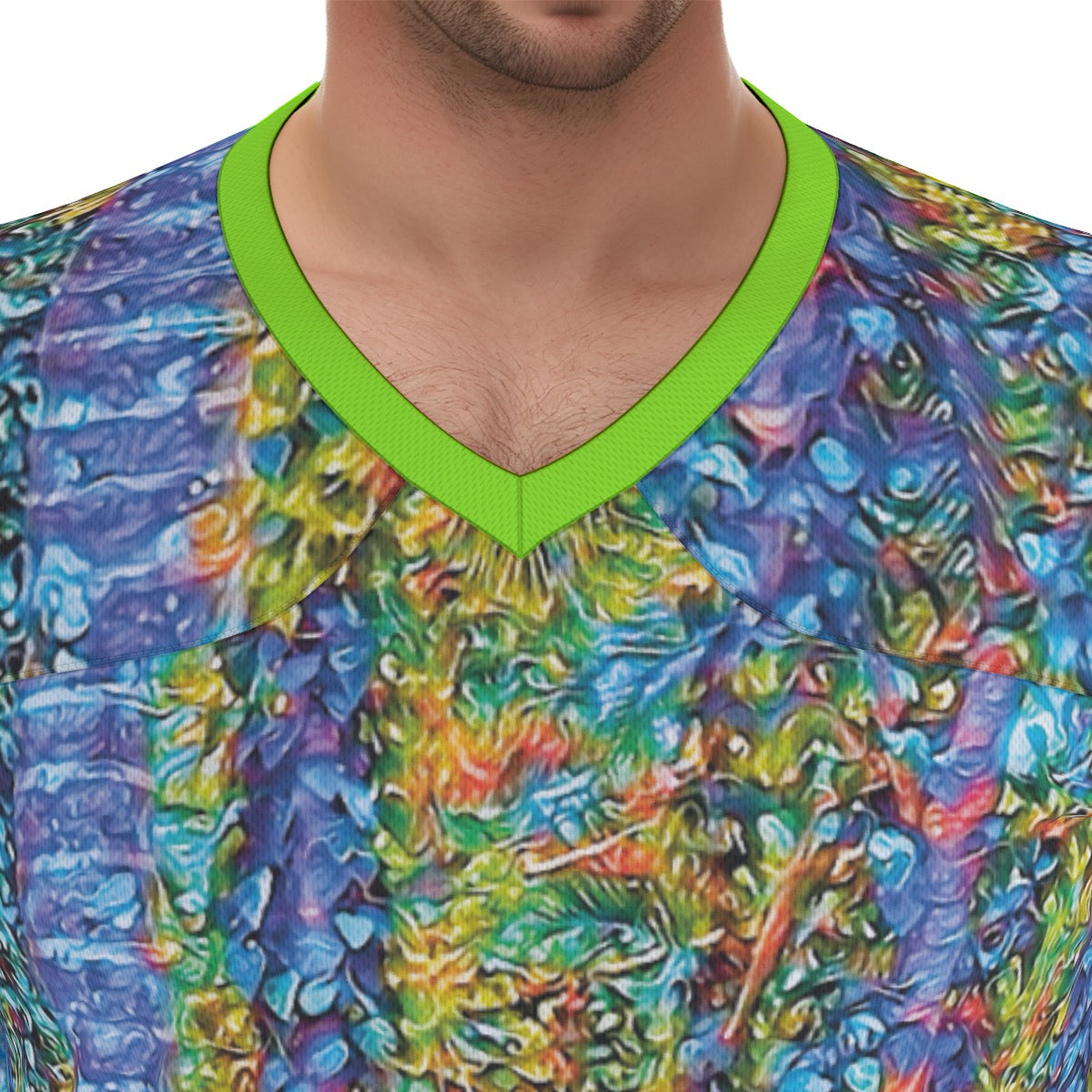 “Flouro Jungle” Men's Football  Jersey