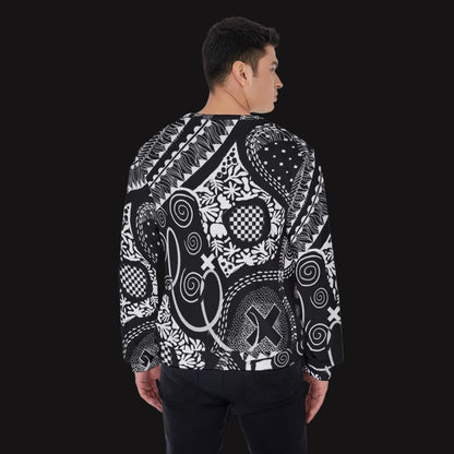 “Scribble” Men's Sweater