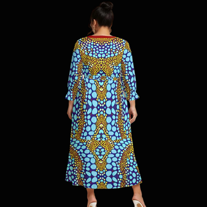 “Sunstone” Women’s Maxi Dress|Plus Size