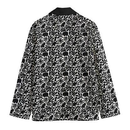 “Monochrome” Men's Casual Flat Lapel Collar Blazer | 245GSM Cotton