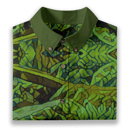“Nephrite” Men's Breathable Cotton Shirt|125GSM