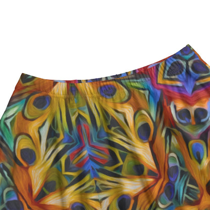 “Exotic Rhythms” Women's Long Maxi Skirt With Pockets