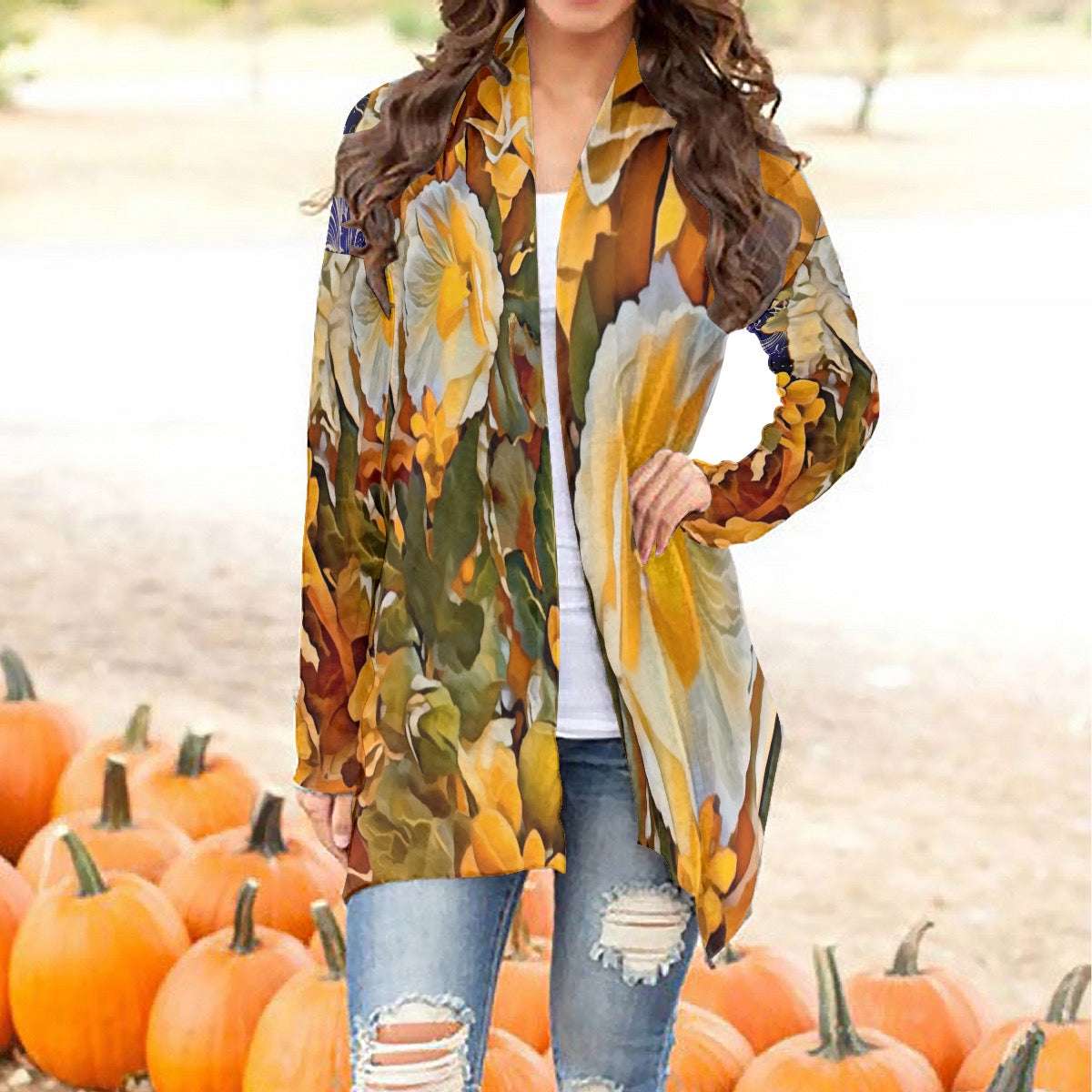 “Solara” Women's Cardigan With Long Sleeve