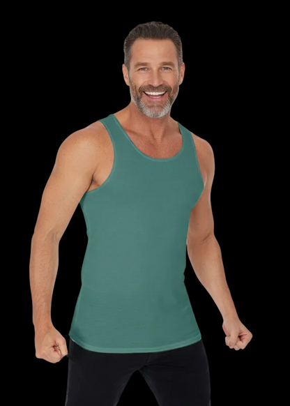 ‘Teal Green’ Men's Tank Top