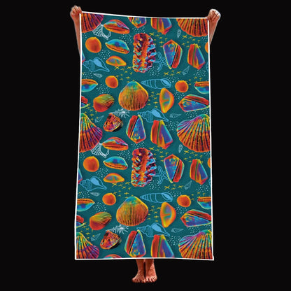“Peregian Shells” Rectangular Beach Towel