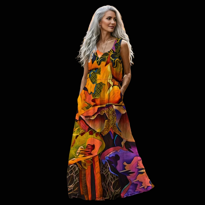 “Passion Max” Women’s Sleeveless Maxi Dress