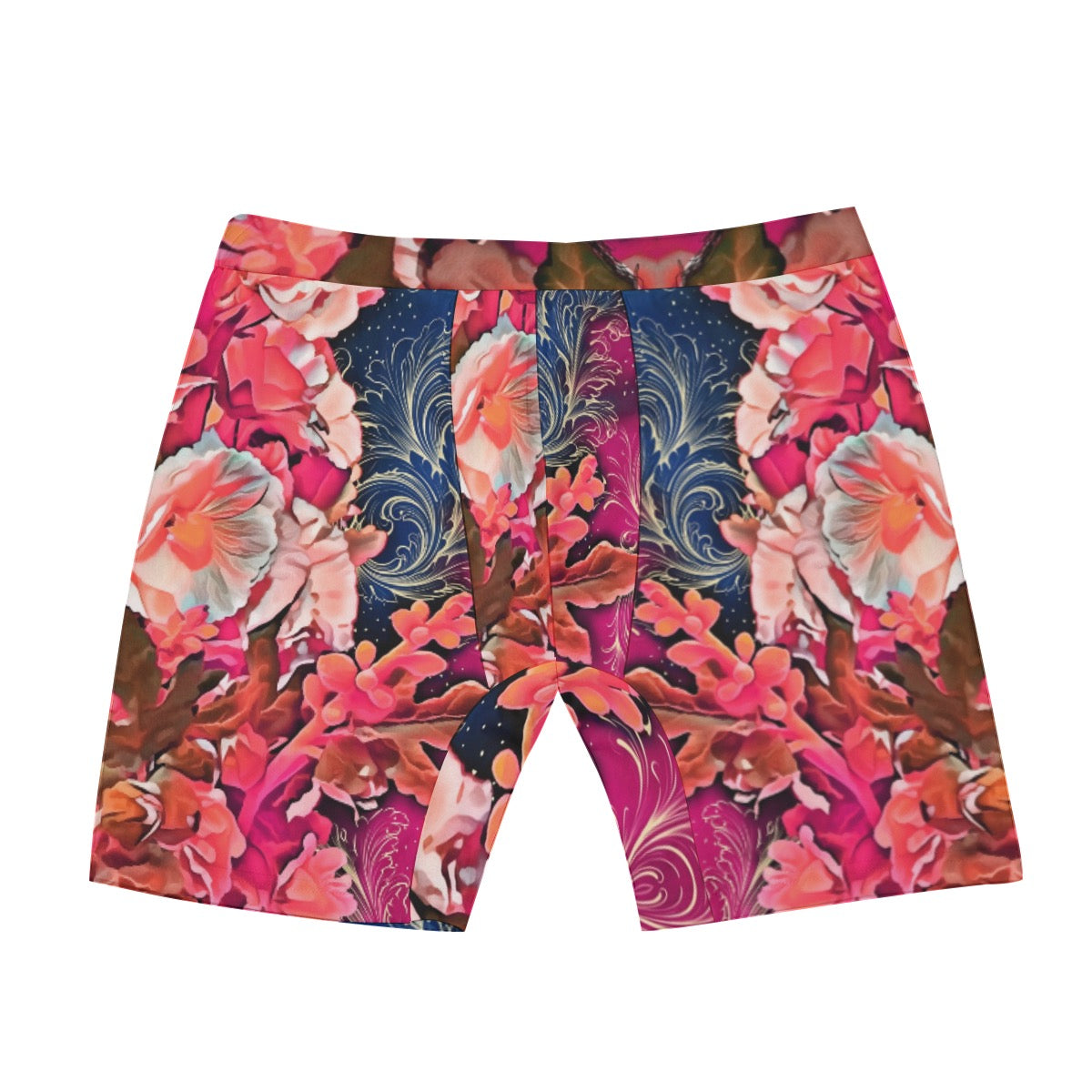 “Celestial Bloom” Men's Long Boxer Briefs