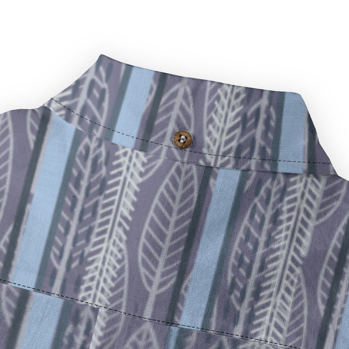 “Lightfall Feathers” Men's Casual Lapel Long Sleeve Shirt|125GSM Cotton