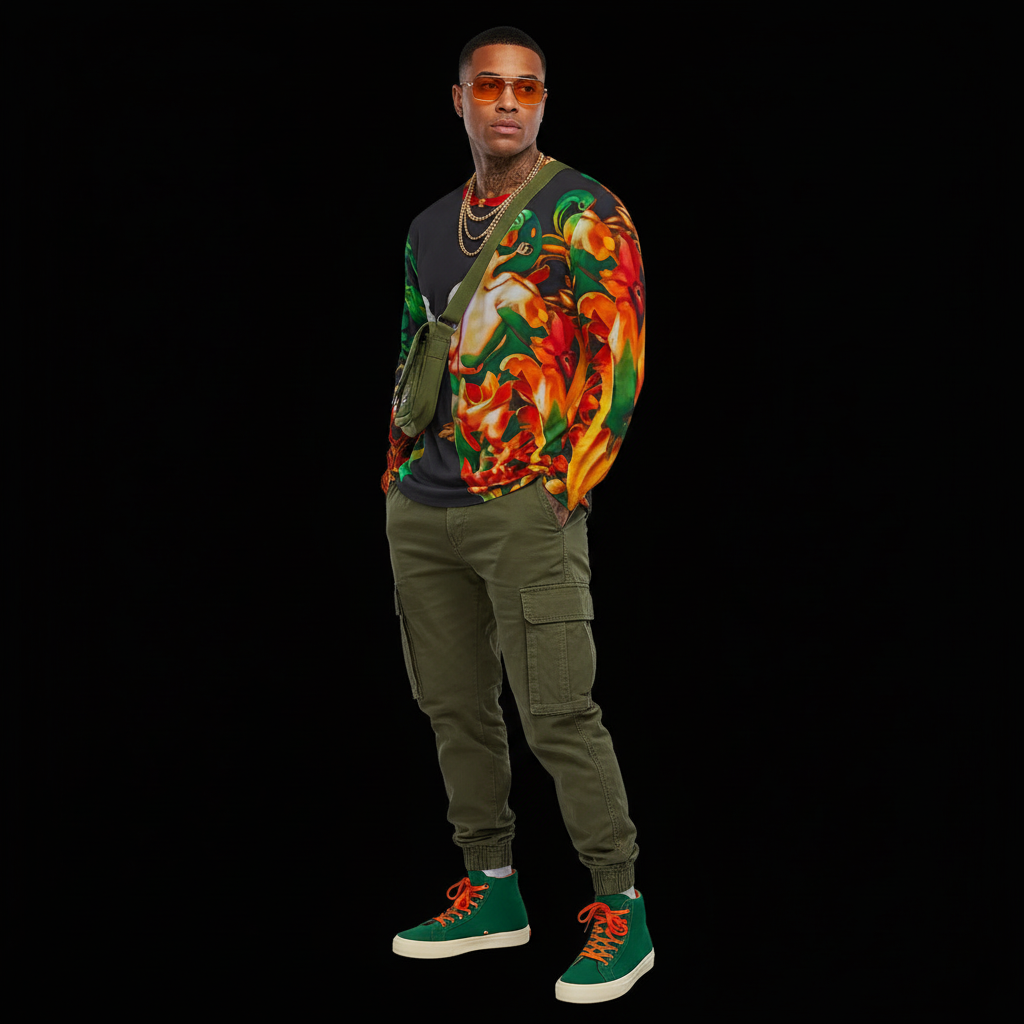 “Botanica” Long Sleeve T-Shirt | 190GSM Cotton