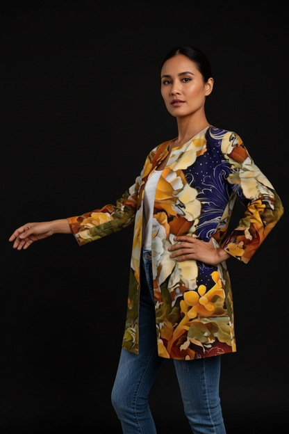“Solara” Women's Faux Sweater Cardigan