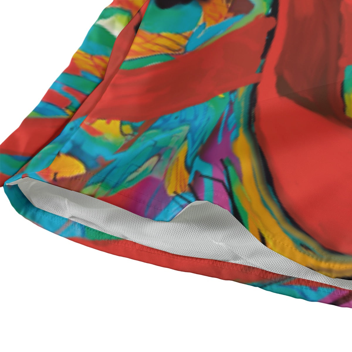 “Sulphur Crested Soaring” Men‘s Beach Shorts With Lining