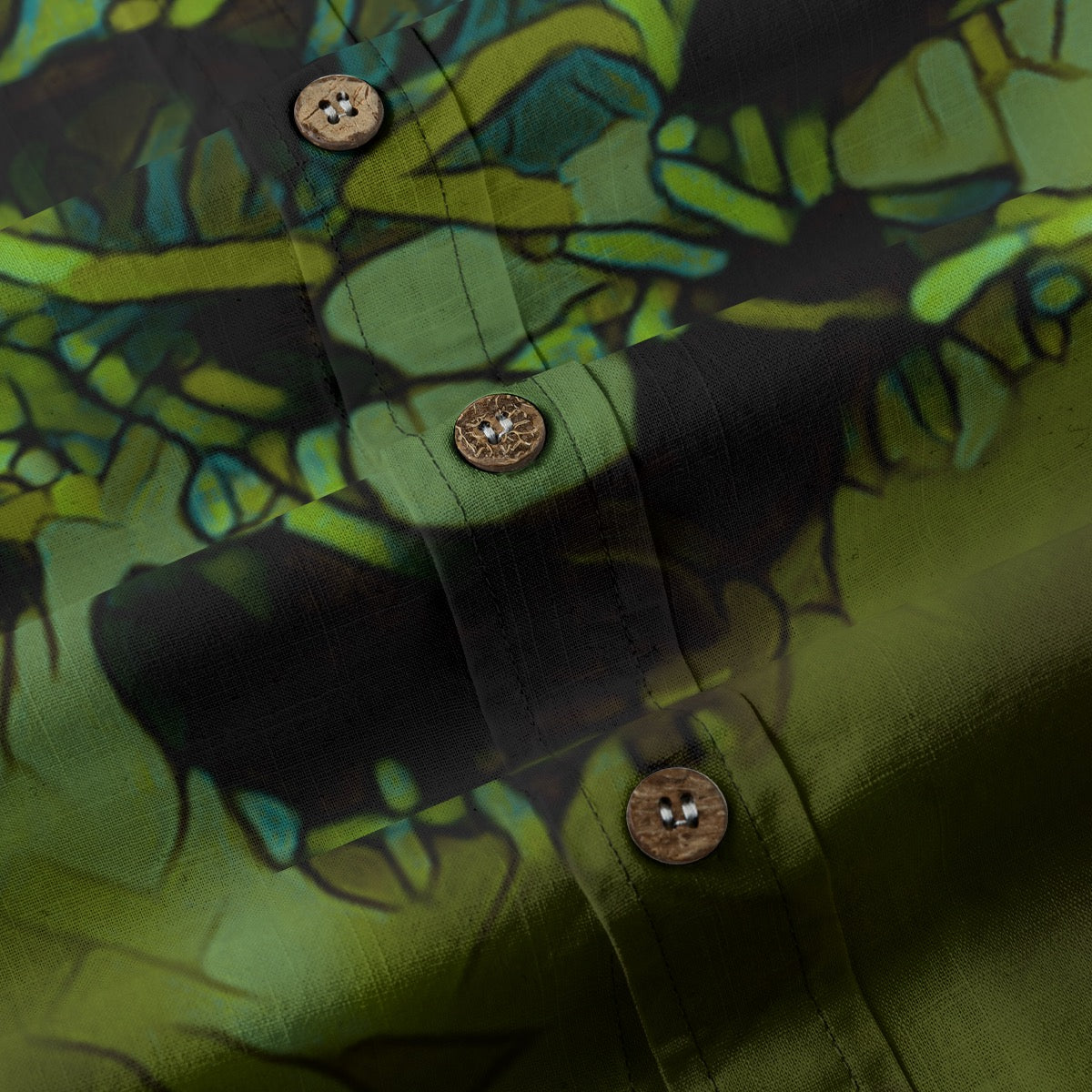 “Nephrite” Men's Breathable Cotton Shirt|125GSM